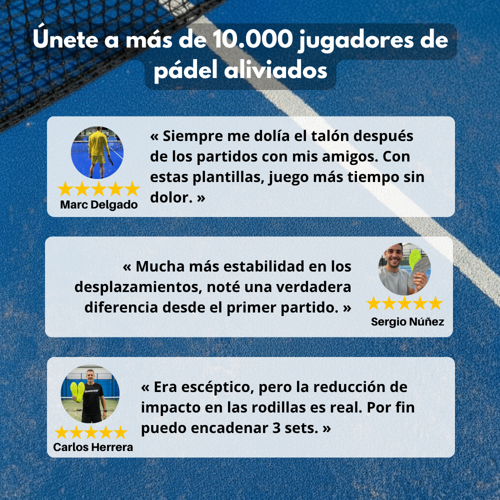 Juega más tiempo, sin dolor.